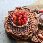 SOURDOUGH CHOCOLATE WAFFLES - RECIPE FEATURE IMAGE