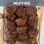 SOURDOUGH CHOCOLATE ZUCCHINI MUFFINS - PINTEREST IMAGE