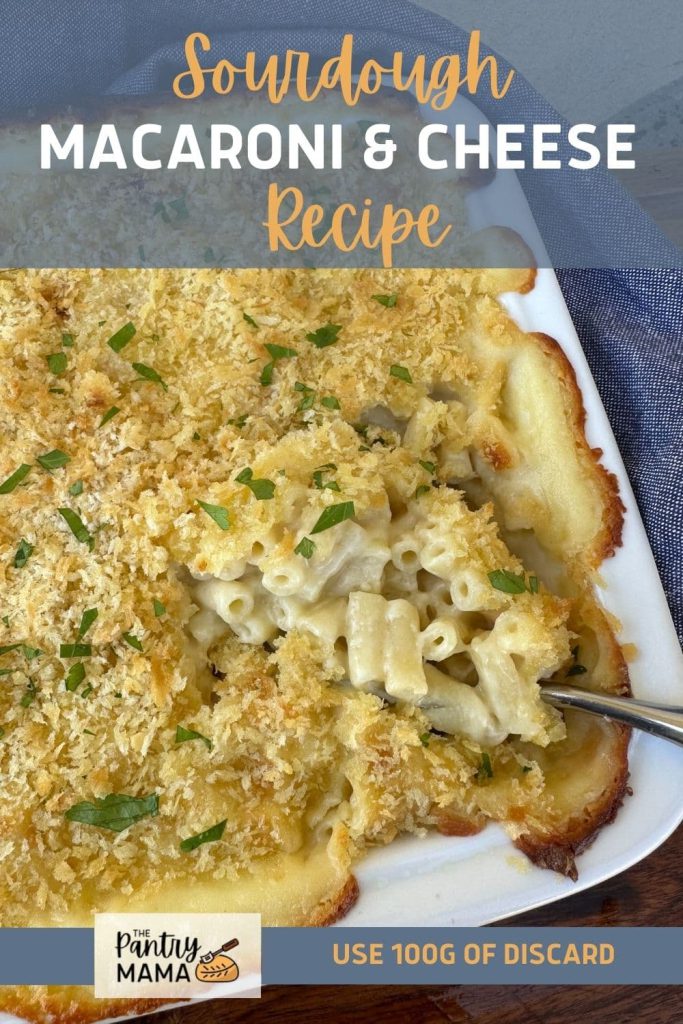 Sourdough Mac and Cheese Pinterest Image