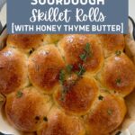 SOURDOUGH SKILLET ROLLS - PINTEREST IMAGE