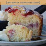 SOURDOUGH STRAWBERRY CAKE - PINTEREST IMAGE