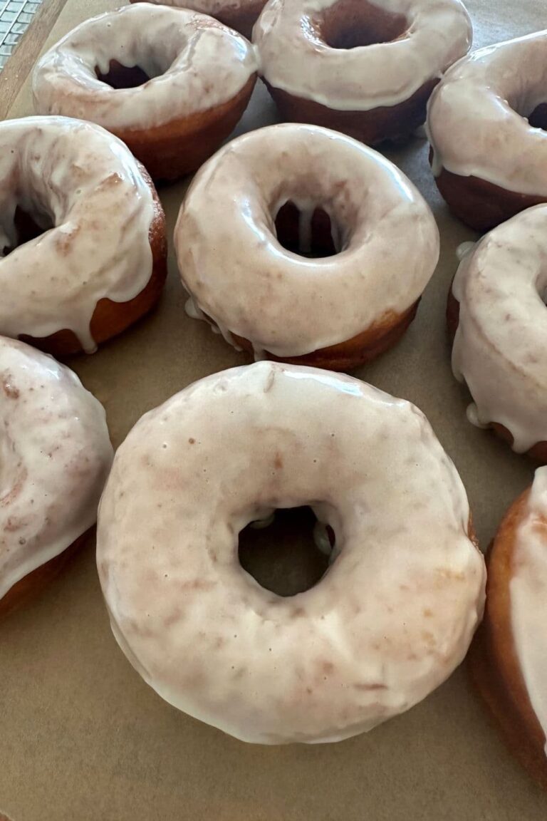 Best Fried Sourdough Donuts [with vanilla glaze] The Pantry Mama