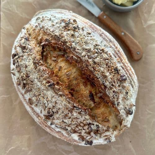 High Protein Sourdough Bread-image