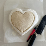 Heart Shaped Sourdough Bread - Recipe Pinterest Image