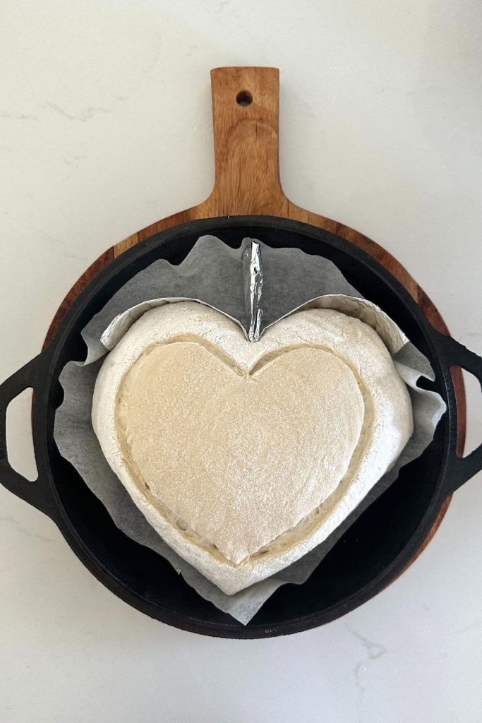 Heart Shaped Sourdough Bread - The Pantry Mama