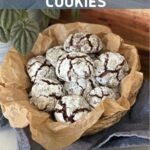 SOURDOUGH CHOCOLATE CRINKLE COOKIES - PINTEREST IMAGE