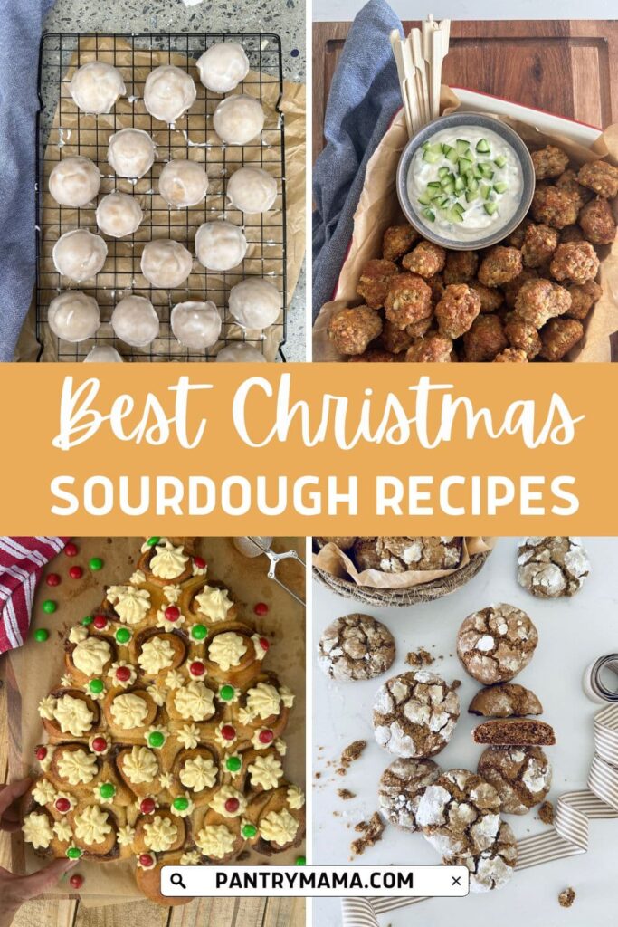 BEST SOURDOUGH CHRISTMAS RECIPES - PINTEREST IMAGE