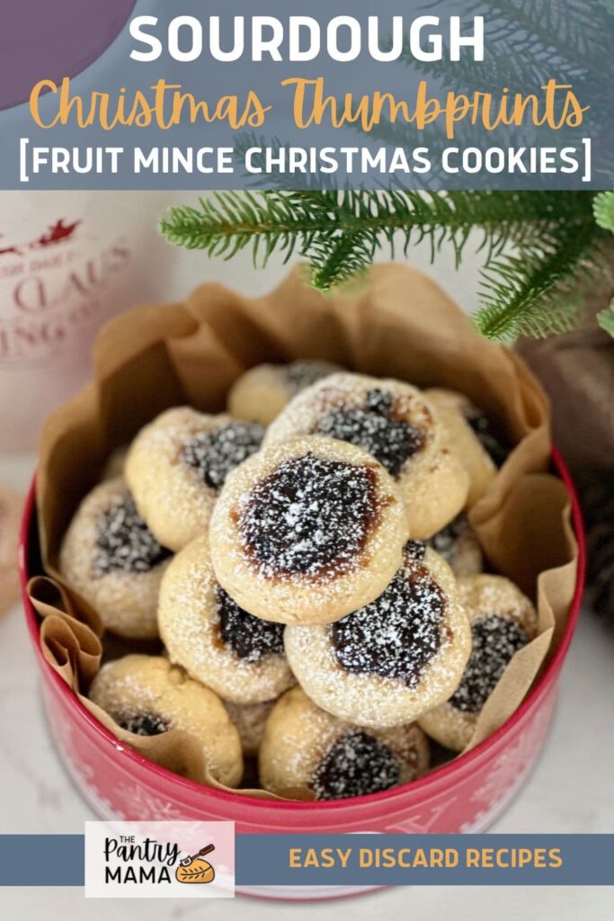 SOURDOUGH CHRISTMAS COOKIES - PINTEREST IMAGE