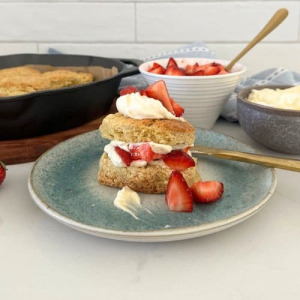 Sourdough Strawberry Shortcakes - Recipe Feature Image