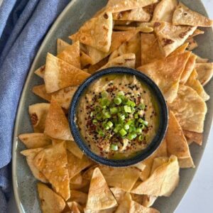 RUSTIC SOURDOUGH PITA CHIPS - RECIPE FEATURE IMAGE