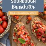 SOURDOUGH BRUSCHETTA - PINTEREST IMAGE