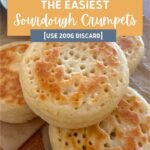 SOURDOUGH CRUMPETS - PINTEREST IMAGE