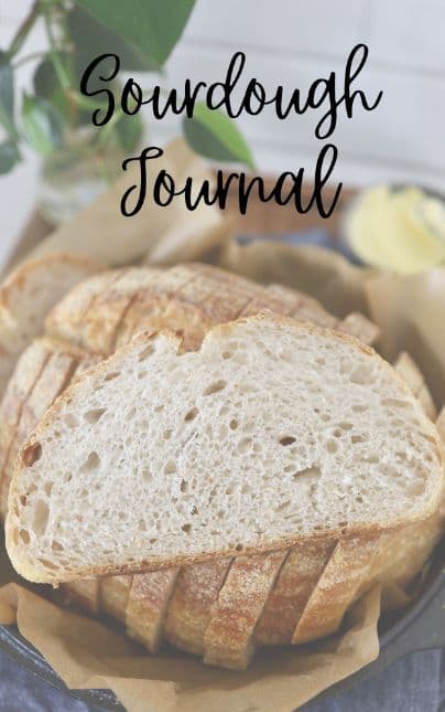 SOURDOUGH JOURNAL COVER PAGE - BOOK PAGE
