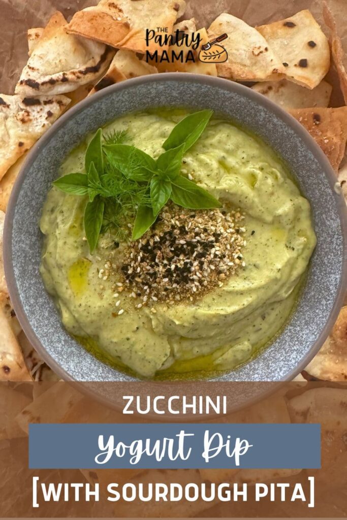 ZUCCHINI YOGURT DIP - PINTEREST IMAGE