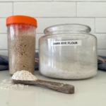 HOW TO MAKE A RYE SOURDOUGH STARTER - recipe feature image