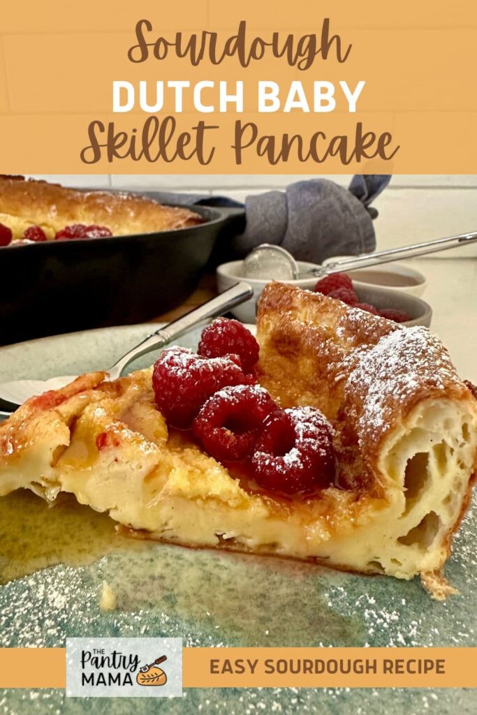 SOURDOUGH DUTCH BABY PANCAKE - PINTEREST IMAGE