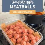 SOURDOUGH MEATBALLS - PINTEREST IMAGE