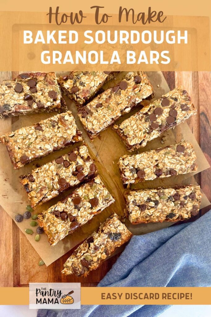 SOURDOUGH GRANOLA BARS - PINTEREST IMAGE