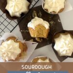 SOURDOUGH VANILLA CUPCAKES - PINTEREST IMAGE