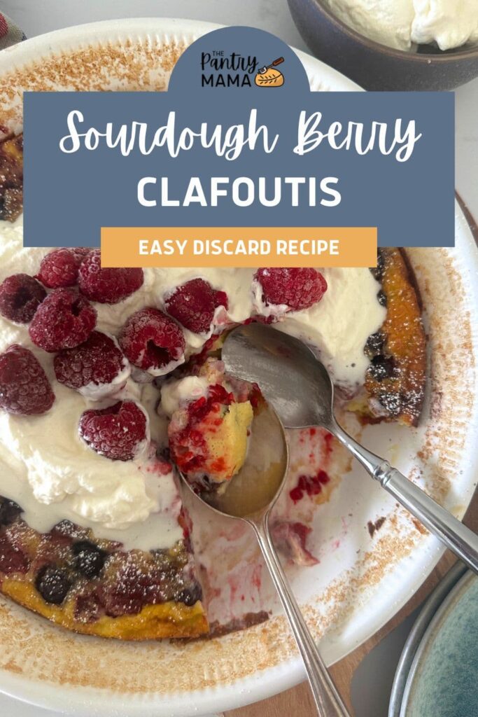 SOURDOUGH BERRY CLAFOUTIS - PINTEREST IMAGE