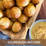 Sourdough Discard Pretzel Bites - Pinterest Image