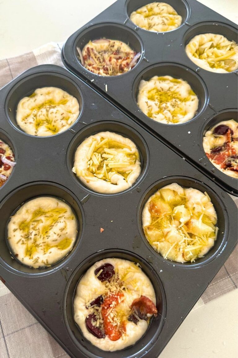 Sourdough Focaccia Bread Muffins [perfect for sharing] - The Pantry Mama