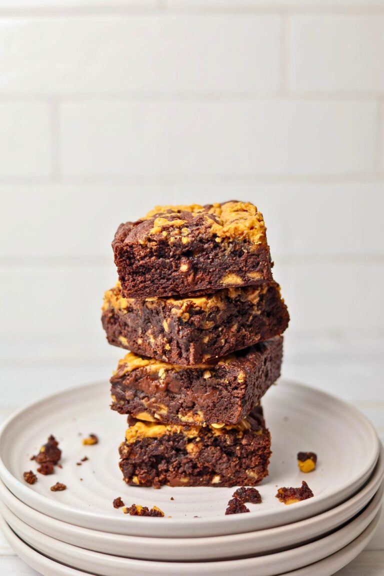 Sourdough Peanut Butter Brownies