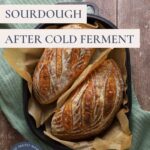 How To Divide Sourdough After Cold Ferment - Pinterest Image