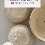 FREEZING SOURDOUGH DOUGH BEFORE BAKING - PINTEREST PIN