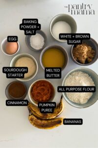 Sourdough Pumpkin Banana Bread - The Pantry Mama