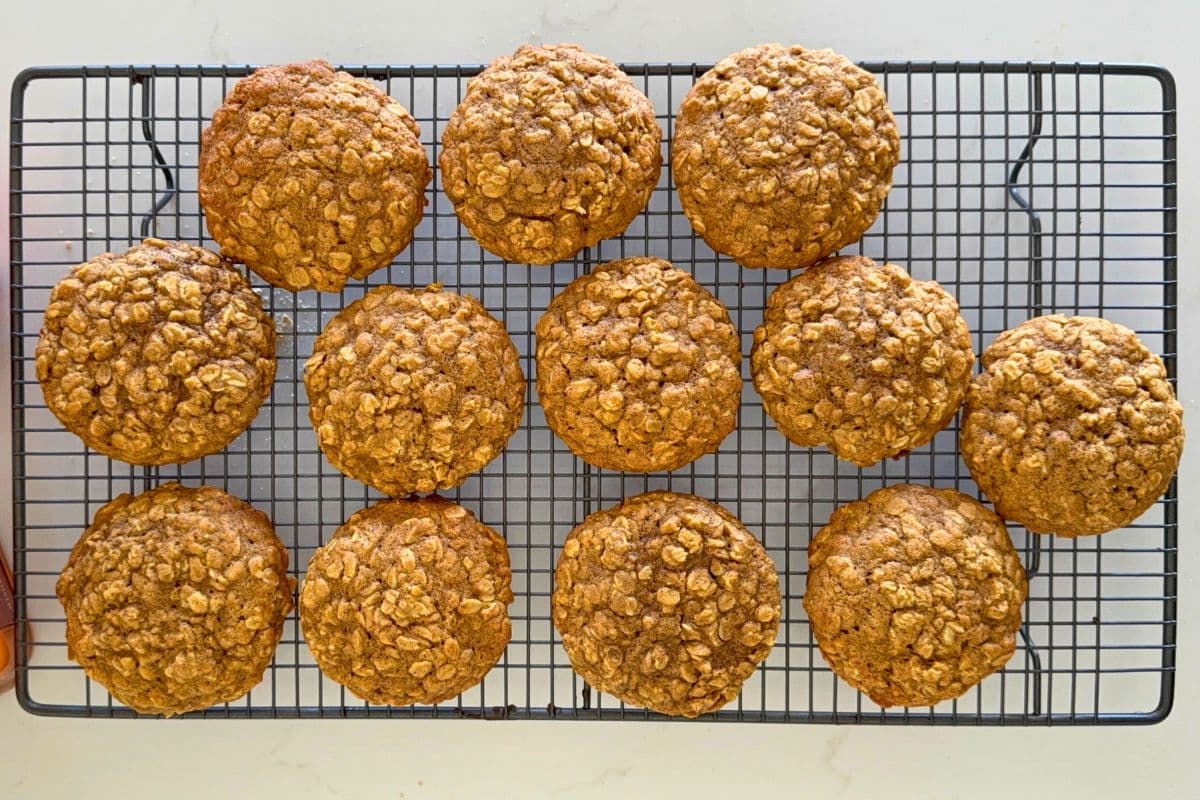 Sourdough Pumpkin Oatmeal Cookies - The Pantry Mama